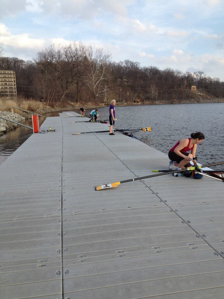 dock outside the Beckwith Boathouse